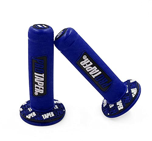 Manillar de Motocicleta de 7/8 Pulgadas, Mango de Freno de Goma de Gel para crf exc YZF protaper Pro Taper Motorcross Dirt Pit Bike_Azul