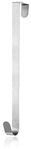 AKH® Silver Christmas Wreath Hanger | 30 cm / 12 in Length | Metal Wreath Hook Over The Door Wreath Hanger Hanging Hook Christmas | Metal Wreath Hook for Christmas Home Office Wall Wreaths Decor