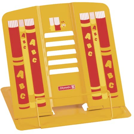 Brunnen 1040401 Leseständer (mit Anti-Rutsch-Noppen) (Orange)
