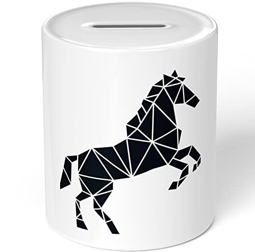 JUNIWORDS Spardose Sparbüchse, Origami Pferd Fläche (1004285)