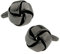 Manschettenknöpfe Knoten, Herren-Manschettenknöpfe Schwarz Kupfer Cufflinks Schmuck Nützliche Geschenke für Männer