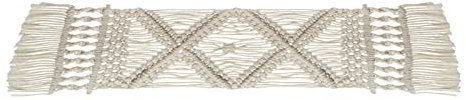 Makramee Tischläufer Baumwollseil Geflochtene Tischsets Handgewebe Tischdecke Rutschfeste Untersetzer Gewebtes Tischset Topflappen Makramee Untersetzer Für Isolierkissen Westliche Tischsets - 22x62cm