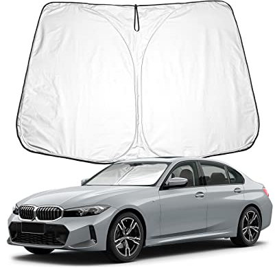 BIXUAN Protección solar I3 compatible con BMW Serie 3 F30 (G20 G21 G28) Serie 4 (G22 G23 G26) 2013-2024 parabrisas para i4 el parabrisas del coche parabrisas parabrisas para parabrisas delantero