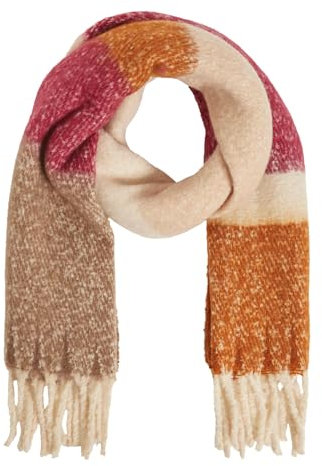 Vila Damen Schal VIOAKLYNN/B/EF (beet red)