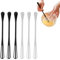 BCBF 6 PCS Quirl küche Kleiner küchenutensilien backzubehör mini schneebesen schneebesen Kitchen Essentials mini Quirl mini rührbesen Handschneebesen, zum Mischen Schlagen Aufschäumen und Rühren