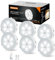 Schrankbeleuchtung Unterbauleuchte Küche mit fernbedienung,vitrinenbeleuchtung kabello,USB Wiederaufladbares,3Pack LED Beleuchtung mit Klebepads für Schlafzimmer (Cool White-6PCS)