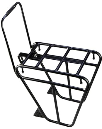 F Fityle Fahrrad-Vorderradträger, Fahrrad-Vorderradgabelträger, Gepäckträger, Ausrüstungstasche, Gepäckablage für Fahrrad, Mountainbike, Touren, Stil b