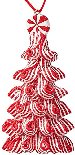 Weihnachtsanhänger aus weicher Keramik, hängbar, niedliches Handwerk für Bauernhaus, Haustürdekoration, Weihnachtsbaum-Anhänger