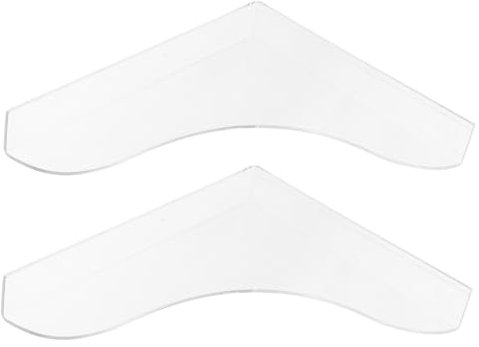 MUCKLILY Spritzschutz als Duschwannen Wasserschutz aus Hochtransparentem Acryl 2 Stück mit Stabilem und Robustem Wasserspritzschutz für Badewanne im Badezimmer