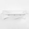 OHS Kids Shelf with Hooks, Floating Shelves Decorative Wall Mounted with 3 Hooks Modern Wooden Shelves Children's Nursery Bedroom Shelf Storage, White