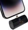Caricatore portatile per iPhone e Android Mini, 3300 mAh Power Bank PD Piccola e Leggera Batteria Esterna Powerbank con Display LED Modello Compatibile con iPhone e Android (Nero, Type C)