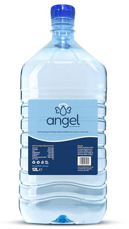 Angel Water by Hydrate Direct – Water Cooler Dispenser Refill – 12 Litre Bottle