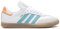 Adidas Samba Messi Schuhe, Weiß, Minzrosa, 9.5