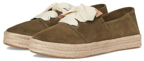 TOMS Womens Carolina Lace Up, Military Olive, 7 UK