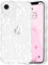 Draamvol for iPhone XR Phone Case, Clear Wave Frame Ribbon Bowknot Pattern for Girls Women Soft Non-Yellowing Shockproof TPU Camera Protective Phone Bumper Cover, White