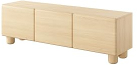 3E 3xE living.com TV-Schrank, Vicenza-Eiche, 150 x 46,7 x 38 cm