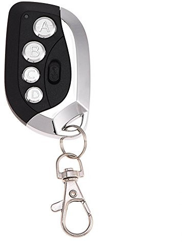 Vbestlife universel clonage Clé télécommande pour auto Porte de garage portail – DC 6 V 433.92 Mhz Noir