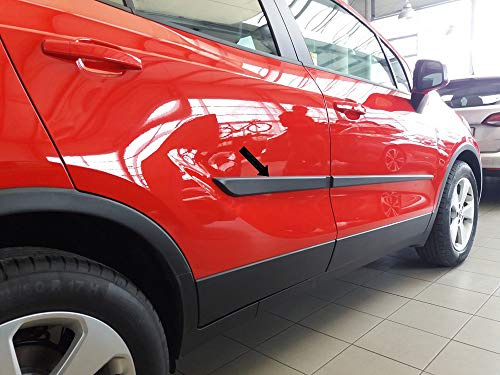 Spangenberg Seitenschutzleisten schwarz passend für Opel Mokka X SUV Kombi ab Facelift Baujahr 06.2016- F27 (3700027)