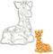 Baby-Giraffe Ausstechform, 1 Teil, Bakerlogy