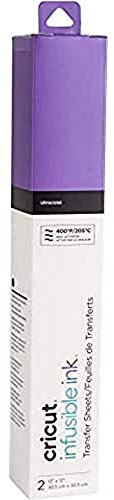 Cricut 2006790 Transfer Sheets, Ultraviolet Infusible Ink, Ultriviolet, One Size