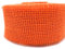 finemark 25 m x 60 mm Dekoband Jute Karotten ORANGE (136) Juteband Geschenkband 6 cm Gitterband Schleifenband aus Naturjute nachhaltig Ostern Herbst Deko Geschenkverpackung