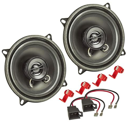 tomzz Audio 4009-005 TA13.0-Pro Lautsprecher Einbau-Set kompatibel mit Dacia Duster Logan Dokker 130mm Koaxial System