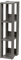 Iris Ohyama, Bücherregal, 3-stufiges Regal, 14 cm breite verstellbare Regale, Stabil, Industriell, Waschküche, Wohnzimmer, Eingangsbereich, Schlafzimmer, Büro - Open Wood Rack OWR-200- Eiche Grau