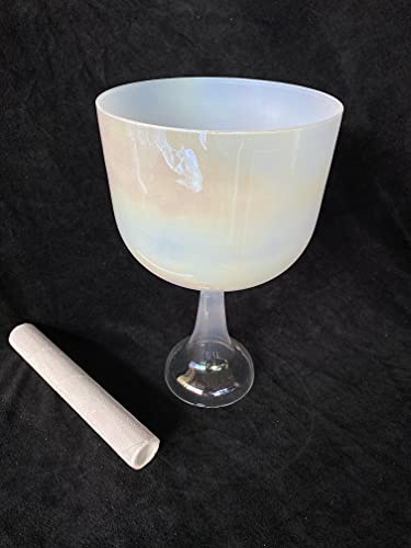 4th octave perfect pitch C note Root chakra magic white crystal singing chalice 432Hz for meditation.