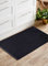 IVY Washable Door Mat Kitchen Mats Non Slip Trellis Design Kitchen & Hall Runners Doormats, Black, 50x80 cm