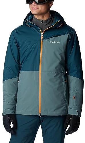 Columbia Men's Iceberg Point Ski Jacket, Metal, Night Wave, L
