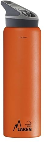 Laken Unisex - Adult Thermos J10O Thermos Flask, Orange, 18/8-1L
