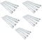 AZERODESIGN-Rieles para Cajones-Pack 5 Juegos Guias Cajones Carriles-Guias Correderas para Cajones-Extraccion Parcial-Guia de rodillo-Soporta Peso de Hasta 25kg por Cajon(BLANCO, 500MM)