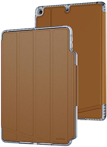 Tech21 EvoFolio Étui pour iPad 7e/8e/9e génération - Protection Contre Les Chocs - Affichage Multi-Angle - Tan