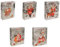 HRB Geschenktüten 10 Stück für Weihnachten, stabile Weihnachtstüten der Marke HRB, weihnachtliche Geschenkverpackung (Grau/Rot, Medium)