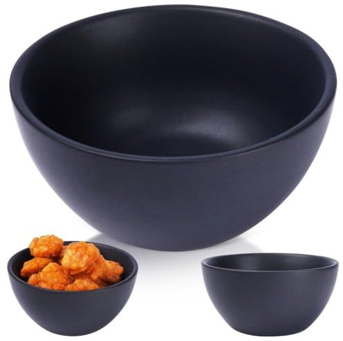 Vilde Saladier en céramique Noir 10 cm 180 ml