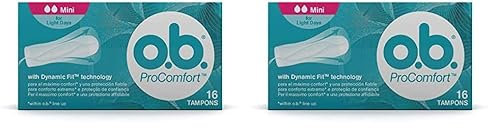 o.b. ProComfort Mini SilkTouch, 16 Stück (Packung mit 2)