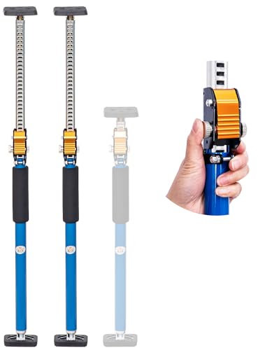 TOPWAY Puntal de Expansión 160-290 cm Soporta Hasta 60 kg Puntal Telescópico Puerta Techo Paneles de Yeso Soporte de Acero