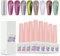 ADHERE 8pcs of 12ml Cat Eye Gel Polish Magnet Set - Purple Grey Green White Magnetic Gel Nail Varnish Glitter Shimmering Sparkle Nail Art with Magnetic Effects Cat Eye Nail Gel Polish