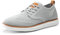 Bruno Marc Herren Anzugschuhe KnitFlex Craft Atmungsaktiv Gestrickter Stoff Schnürhalbschuhe Sommer Casual lässige Moderne Klassische Schuhe,Size 44.5,Grau 06,SBOX2406M