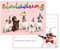Koboko 20 Stücke Party-Hund Einladungskarten Kindergeburtstag, Einladung Kindergeburtstag, Lustige Premium Einladung zum Kinder-Geburtstag oder Party für Jungen Mädchen & Erwachsene