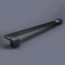 WITEN&NOCK L Form 59cm Stabilisator Stabilisationsbügel Haltestange für 8mm Duschen Duschwand eckig Edelstahl Schwarz