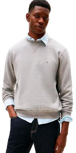 Tommy Hilfiger Herren Sweatshirt Essential Fleece Crew Neck Regular Fit