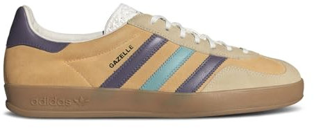 adidas Originals Samba - Scarpe da calcio da uomo, Arancione fosforescente/Viola ombra/Bianco sporco, 9.5 US