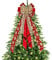 Gad2go Christmas Tree Topper Bow - Large 71 x 24 x 6.3 cm Christmas Tree Bow Ornament for Tree, Door, Wall, Fireplace Decoration