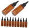 MAGICLULU Hair Oil Applicator Bottle Cap Brown Squeeze Bottle for Hair Dye Oil Dispenser