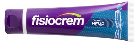 FISIOCREM Hemp Cream - Soothing Massage Cream for Neck, Shoulders & Back - Enriched with Arnica, Hemp Seed Oil & Hypericum Skin - Comfort Formula - 60ml