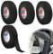 Cinta de Tela Adhesiva Aislante, 4 Rollos 19 mm x 15 m Cinta de Algodón Negra Cinta de algodón no Tejida Alta temperatura, Cinta Aislante Termica, Arnés de Cables para Motocicleta Automóvil y Hogar