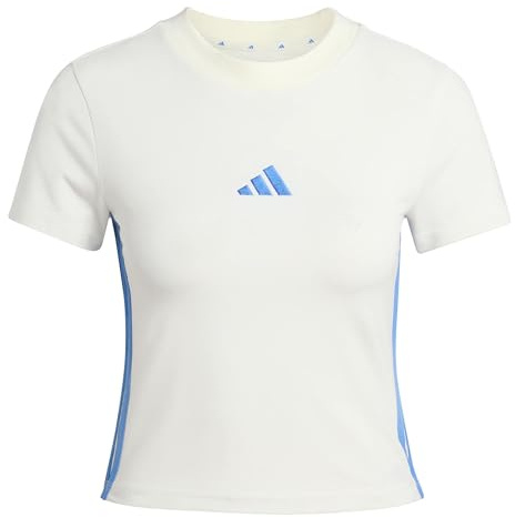 adidas Women's Essentials 3-Streifen Slim Baby T-Shirt