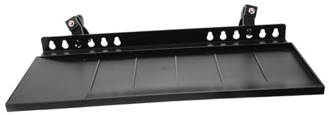 DOITOOL Detachable Plastic Easel Tray Attachment Black Large Tray for Artists Tripod Easel Painting Supplies Storage