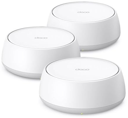 TP-Link Deco BE22 BE3600 Dual-Band WLAN System 7 Mesh | 4-Stream 3.6 Gbit/s, 160 MHz Channels | VPN, MLO
